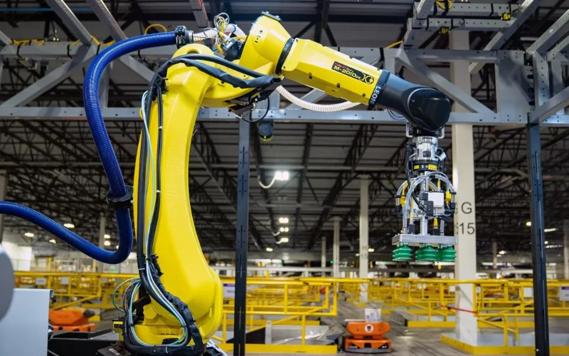Cấu tạo của cánh tay Robot gắp sản phẩm