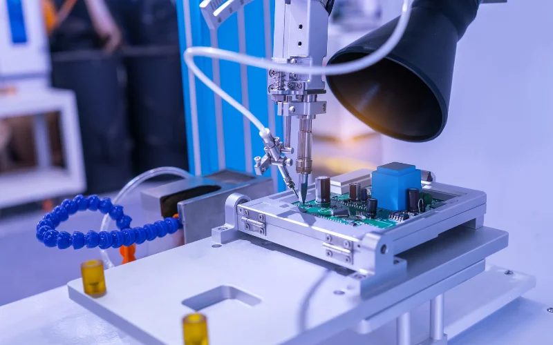 Robot hàn linh kiện điện tử