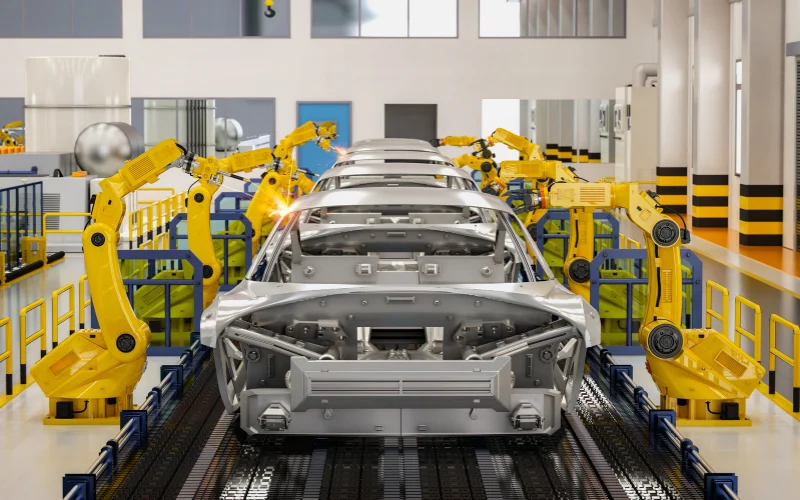 Ứng dụng của tự động hóa trong sản xuất ô tô