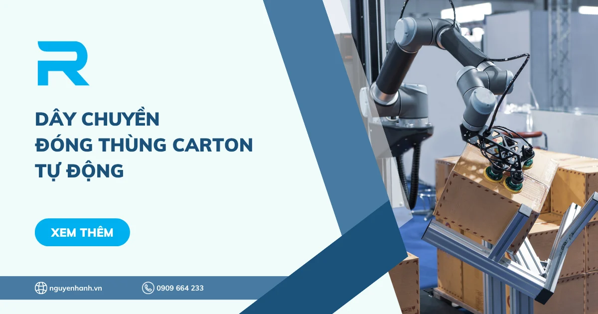 Dây chuyền đóng thùng carton tự động