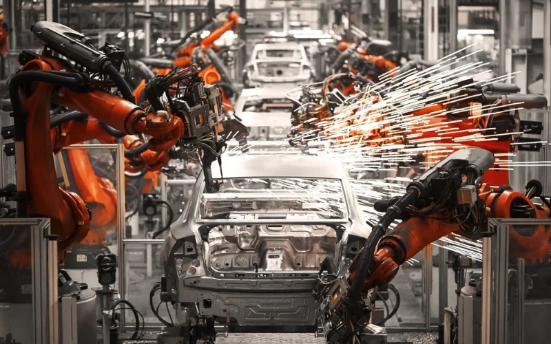 Quy trình hoạt động của dây chuyền lắp ráp ô tô