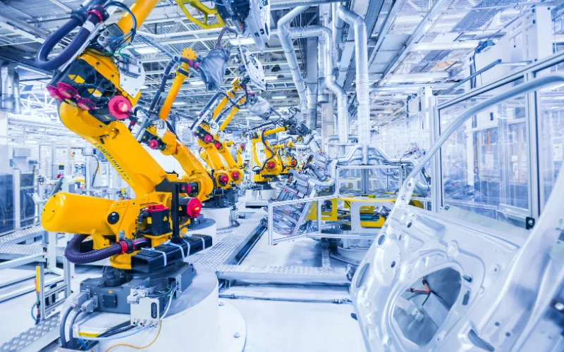 Ưu điểm của dây chuyền lắp ráp ô tô hiện đại