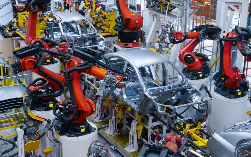 Ứng dụng thực tế tại các nhà máy sản xuất ô tô