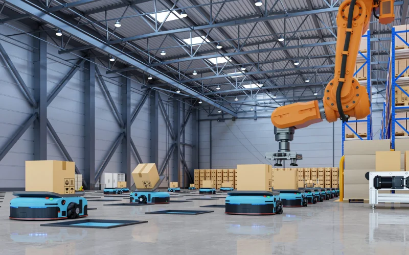 Ứng dụng Robot đóng gói trong kho vận