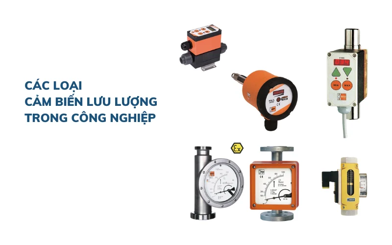 Các loại cảm biến lưu lượng phổ biến trong công nghiệp