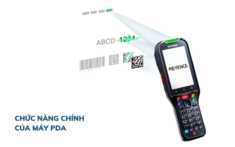 Chức năng chính của máy PDA
