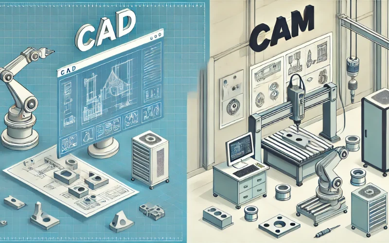 CAD và CAM khác nhau như thế nào?