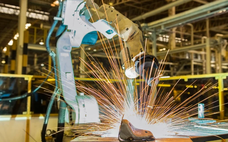 Ứng dụng của robot hàn trong ngành cơ khí