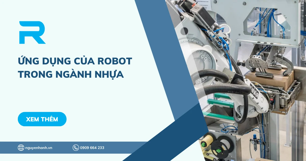 Ứng dụng của robot trong ngành nhựa