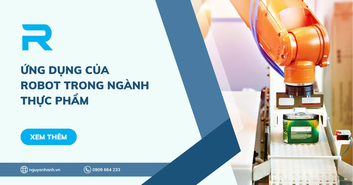 Ứng dụng của robot trong ngành thực phẩm