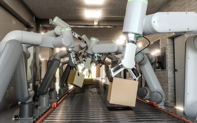 Ứng dụng của robot trong dây chuyền bao bì đóng gói sản phẩm