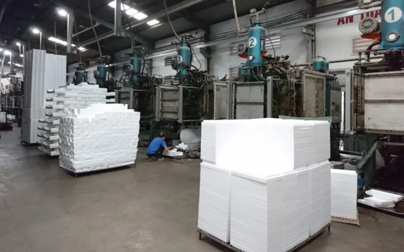 Dây chuyền sản xuất thùng xốp EPS là gì?